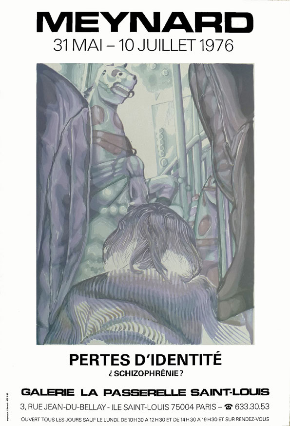 « Pertes d’Identités » 1976 Exposition / Galerie La Passerelle Saint-Louis, Paris, FR