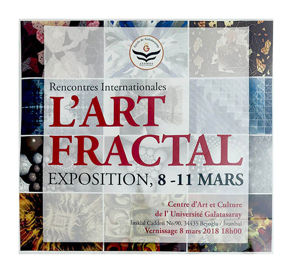 Rencontres Internationales sur l’Art Fractal - Istanbul,Turquie - 8, 9 mars 2018