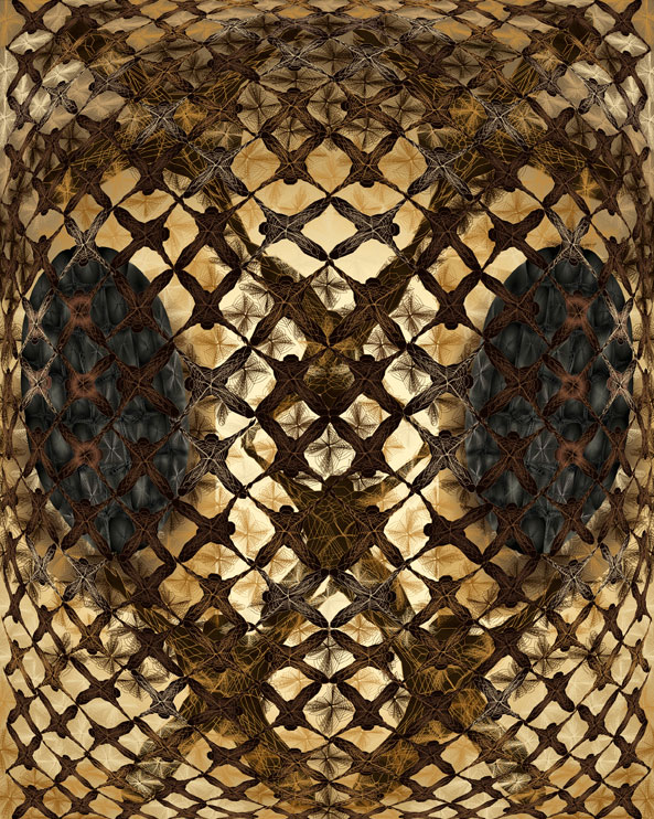 Nid d'abeilles / Création numérique sous Diasec / 150 x 120 cm / 2015
