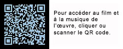 Scanner ce QR code (avec votre appareil photo (IPhone) sinon avec l'application I-nigma) et vous pourrez suivre film et musique.