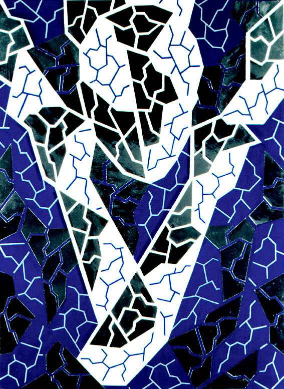 Ecce Homo 9 / Relief sur toile / 81x60cm / 1997