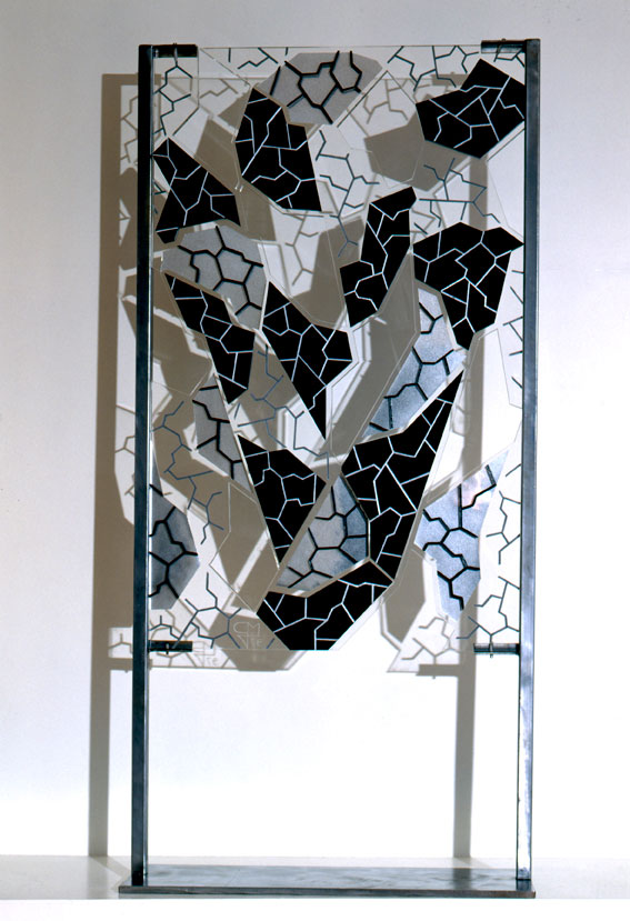 Ecce Homo relief Plexiglas II / 81x60cm / 1997