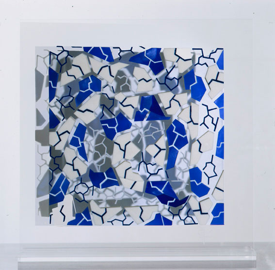 Ecce Homo relief Plexiglas V / 60x60cm / 1997
