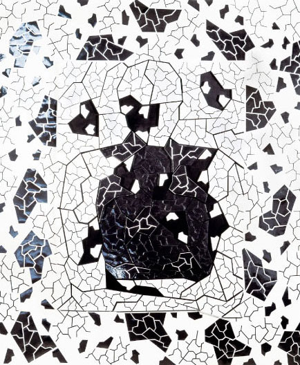 Clone 1. / Œuvre relief, collage, acrylique / 140X100cm / 1997