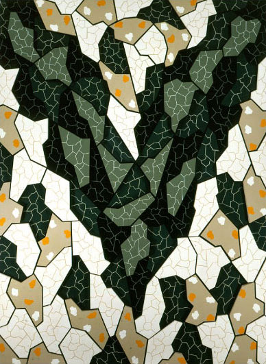 Ecce Homo 4. / Œuvre relief, collage, acrylique / 140X100cm / 1995