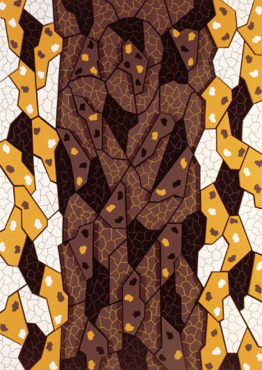 Ecce Homo 6. / Œuvre relief, collage, acrylique / 140X100cm / 1995