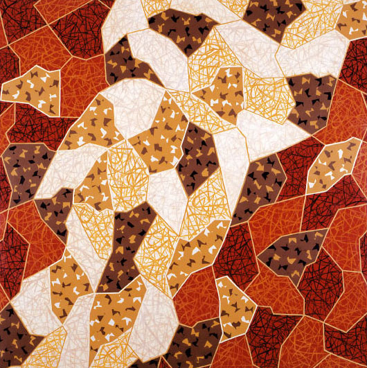 Pharaon 2 / Acrylique sur toile / 100X100cm / 1993