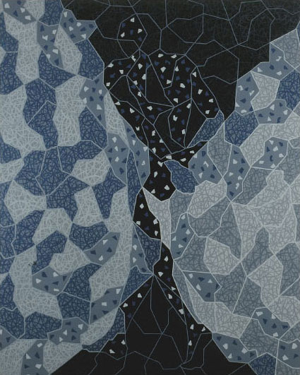 Pharaon 3 / Acrylique sur toile / 168X132cm / 1993