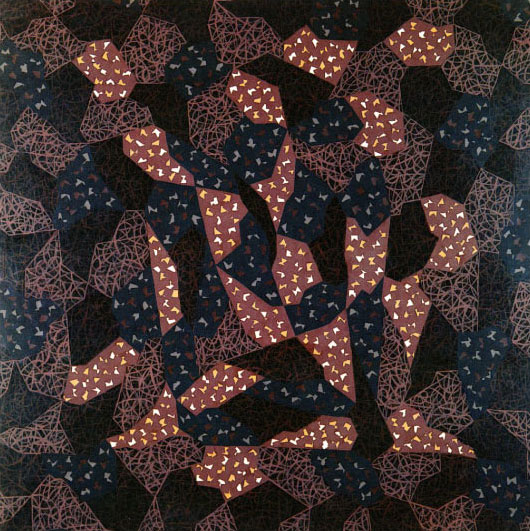 Puzzle 11 / Acrylique sur toile / 130X130cm / 1992