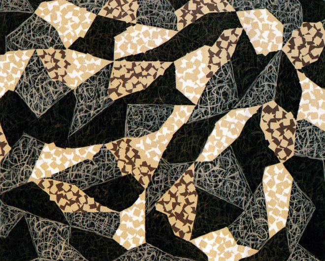 Puzzle 4 / Acrylique sur toile / 81X65cm / 1992