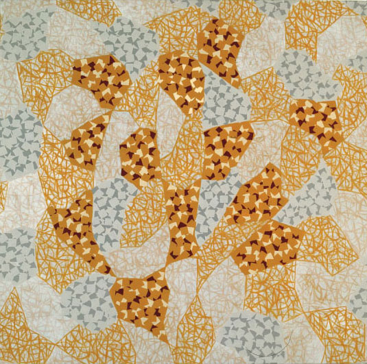 Puzzle 6 / Acrylique sur toile / 100X100cm / 1992