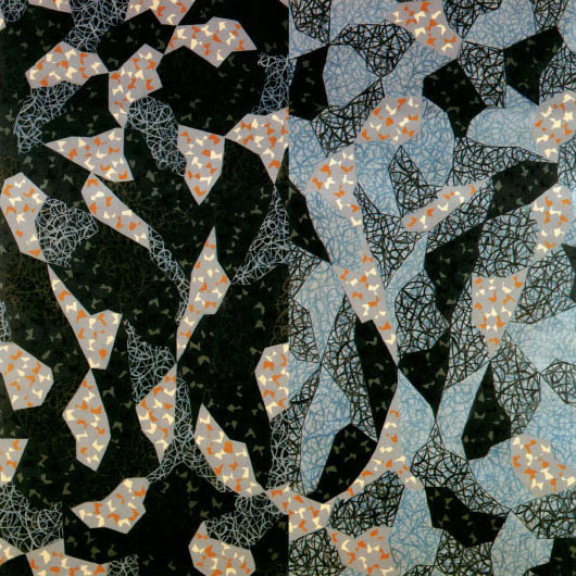 Puzzle Miroir / Acrylique sur toile / 120X120cm / 1992