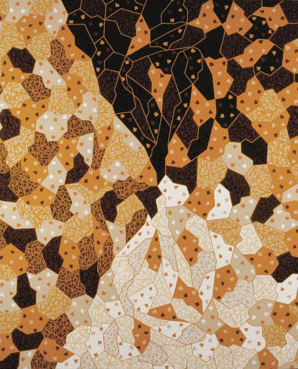 Sribe 9 / Acrylique sur toile / 162X130cm / 1994
