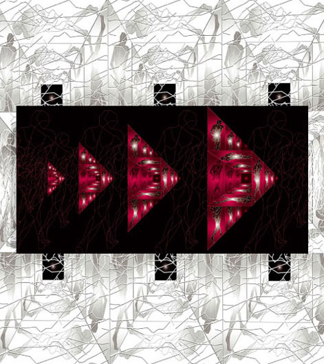 Passage / Création numérique sous plexiglas - architecture / 100X200cm / 2003