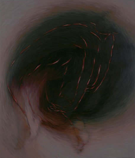 Cerf Volant / Acrylique sur toile / 118X99cm / 1990