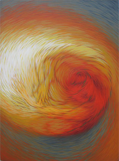 Déséquilibre II / Acrylique sur toile / 130X97cm / 1990