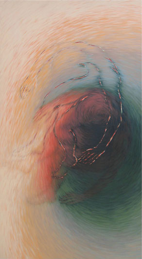 Et l'Homme / Acrylique sur toile / 185X100cm / 1990