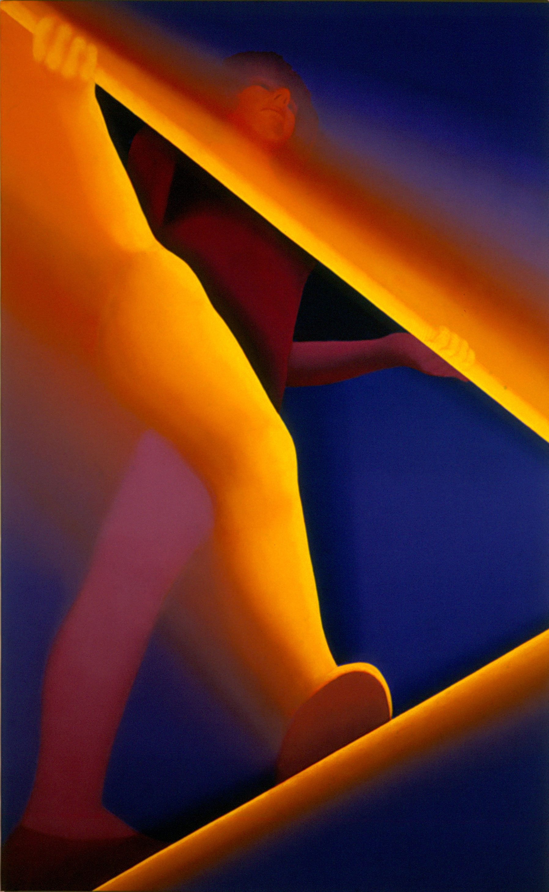 Equilibre / acrylique sur toile / 146x89 cm / 1982