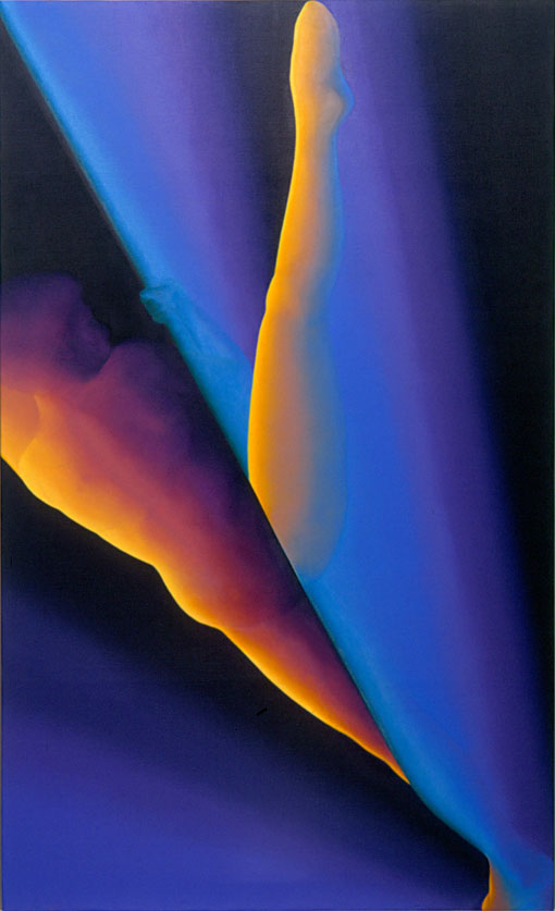 Grand Ecart / acrylique sur toile / 162x89 cm / 1982