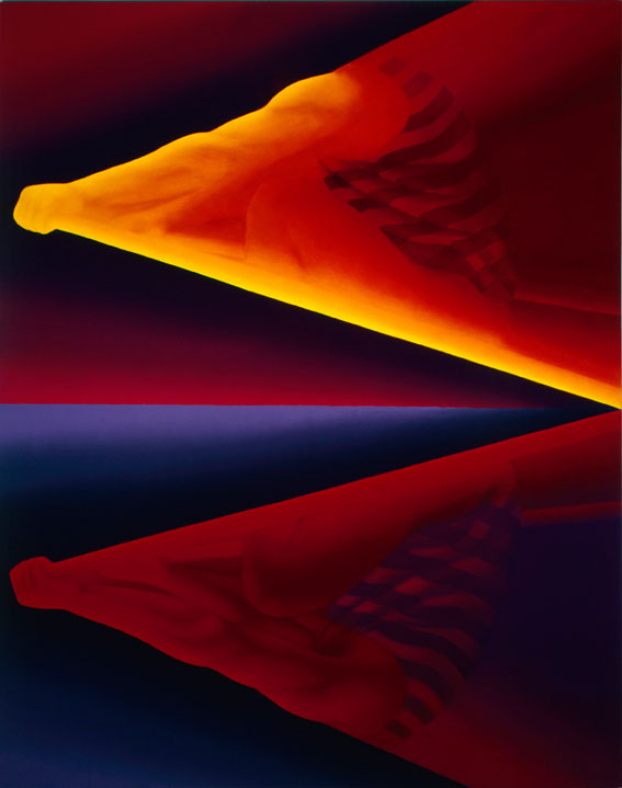 Sillage / acrylique sur toile / 146x97cm / 1981