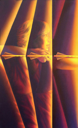 Amazone / Acrylique sur toile / 145X89cm / 1981