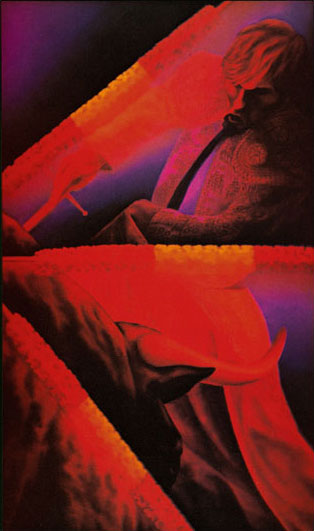 Thésée / Acrylique sur toile / 162X97cm / 1982