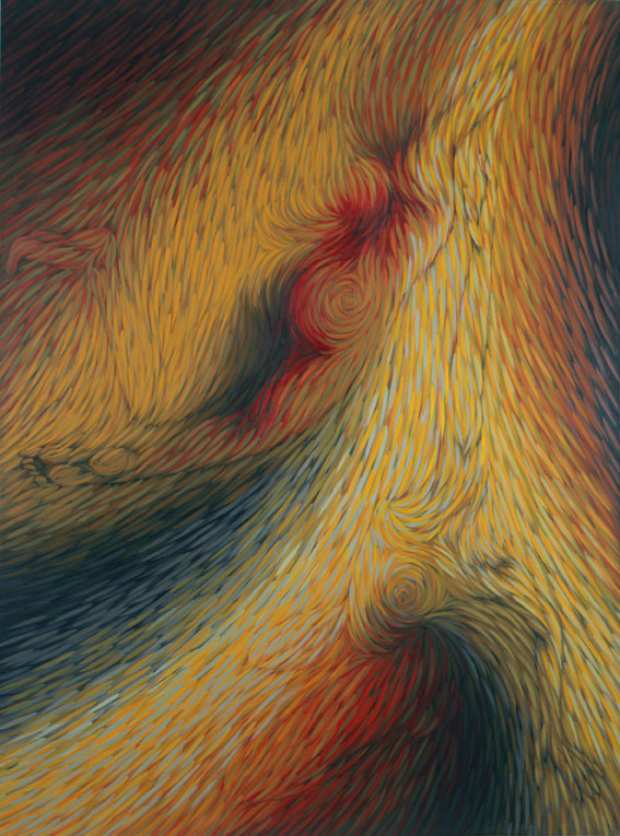 Corps Héroïques 1 / acrylique sur toile / 130x89 cm / 1987
