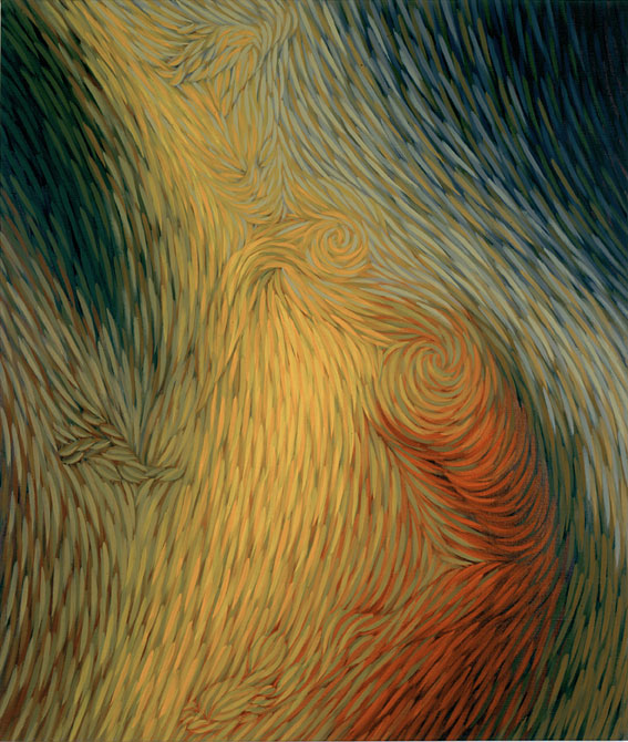 Corps Héroïques 2 / acrylique sur toile / 114x89 cm / 1987