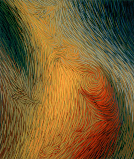 Corps Héroïques 2 / Acrylique sur toile / 114X89cm / 1987