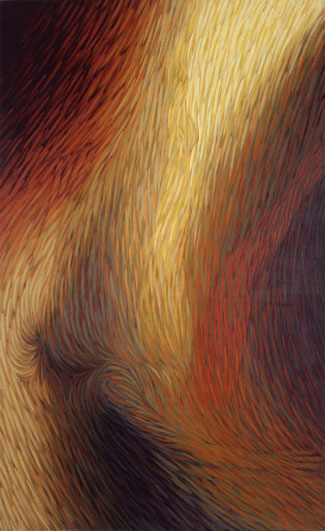 Corps Héroïques 4 / Acrylique sur toile / 130X81cm / 1987