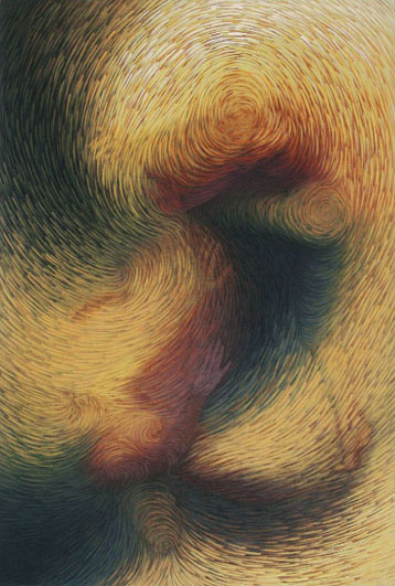 Muses 2 / Acrylique sur toile / 195X120cm / 1987