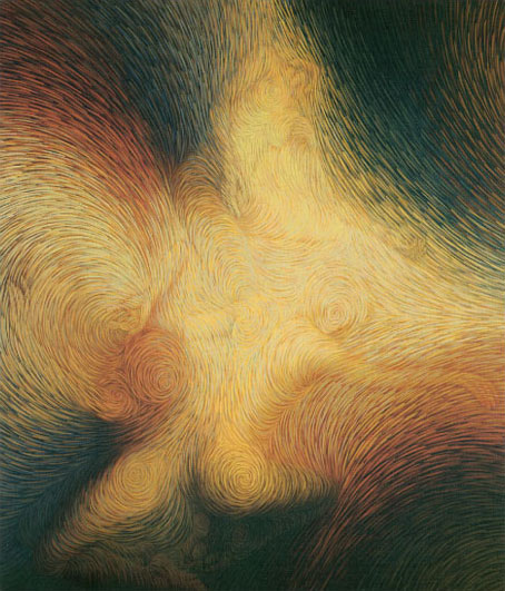 Sardanapale 2 / Acrylique sur toile / 200X145cm / 1987