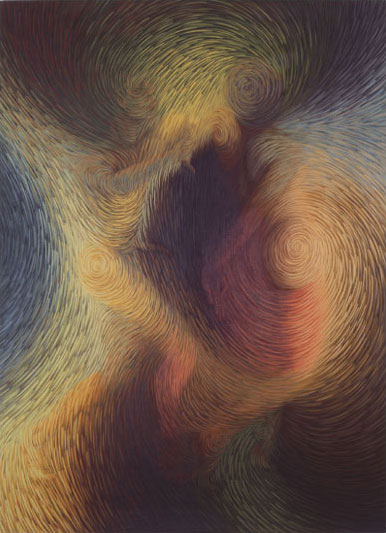Sardanapale 3 / Acrylique sur toile / 200X180cm / 1987