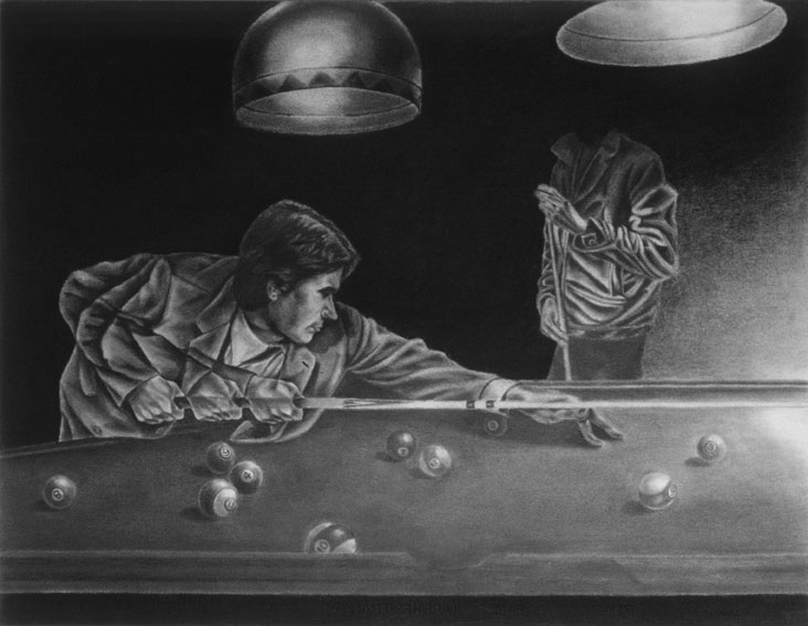 The Husler / Dessin / 50x65 cm / 1980  