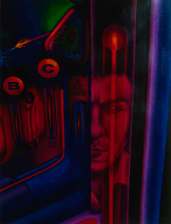 Pin Ball Wizard / Pastel / 50x65cm / 1980