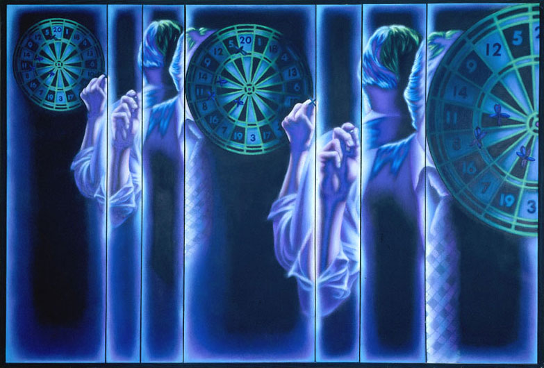 Bullseye / Acylique sur toile / 120X180cm / 1979