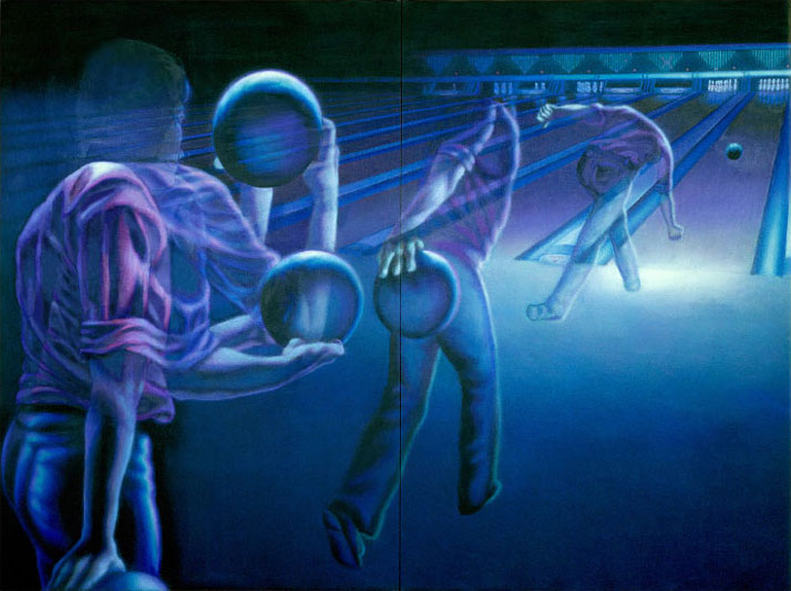 Strike / Acylique sur toile / 130X180cm / 1978