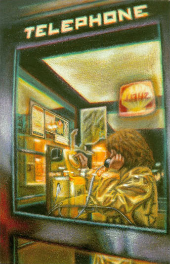 Cabine Publique / Acrylique sur toile / 1975