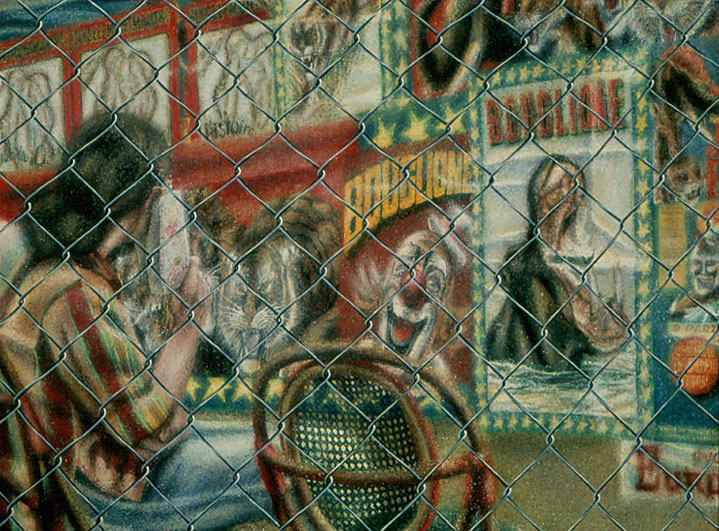 Le Cirque / Acrylique sur toile / 1975