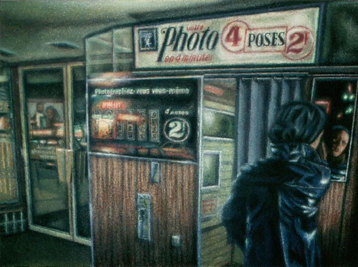 Photomaton / Acrylique sur toile / 1975