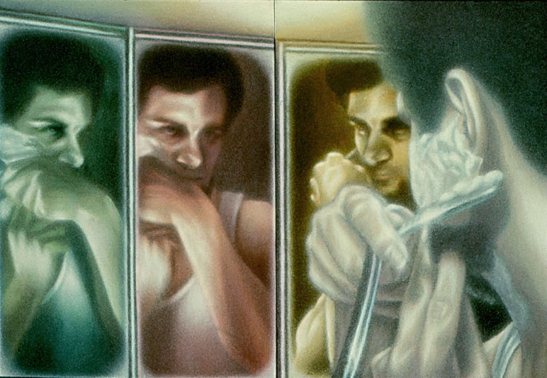 Shave / Acrylique sur toile / 1977