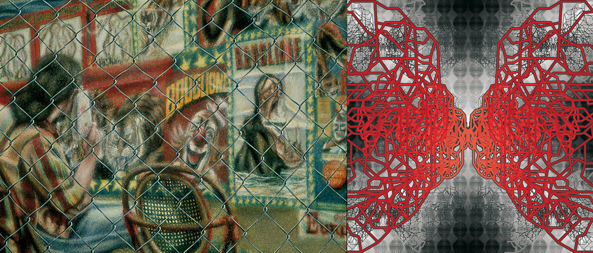 Le Cirque 1975 - Excès Matrice 2004 / acrylique sur toile, création numérique sous Diasec