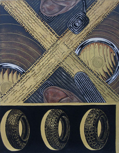 Empreintes / Acrylique sur toile / 1973