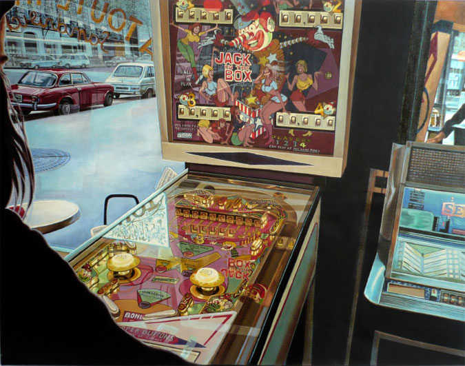 Flipper / Acrylique sur toile / 1975