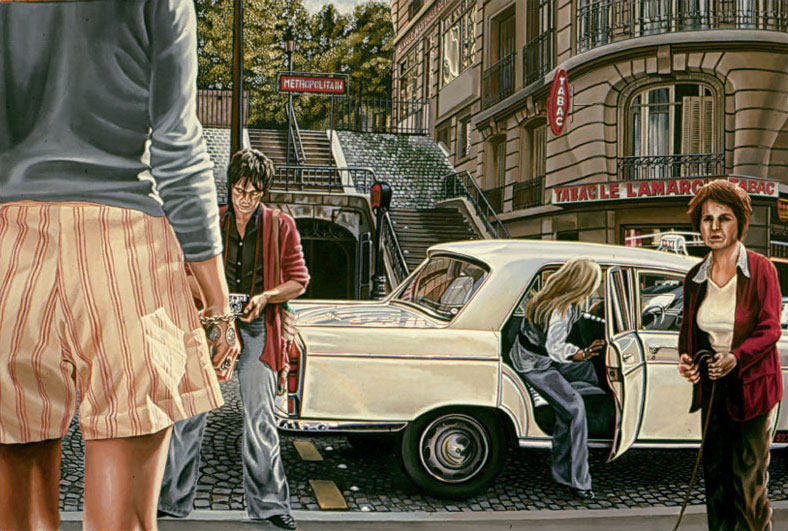 Hyper Street 3 / Acrylique sur toile / 1974/1975