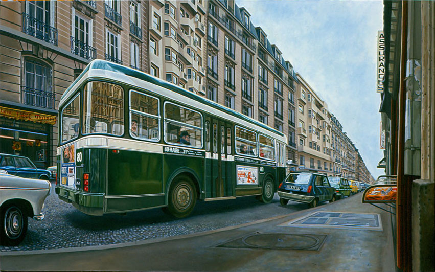 Hyper Street 4 / Acrylique sur toile / 1974/1975