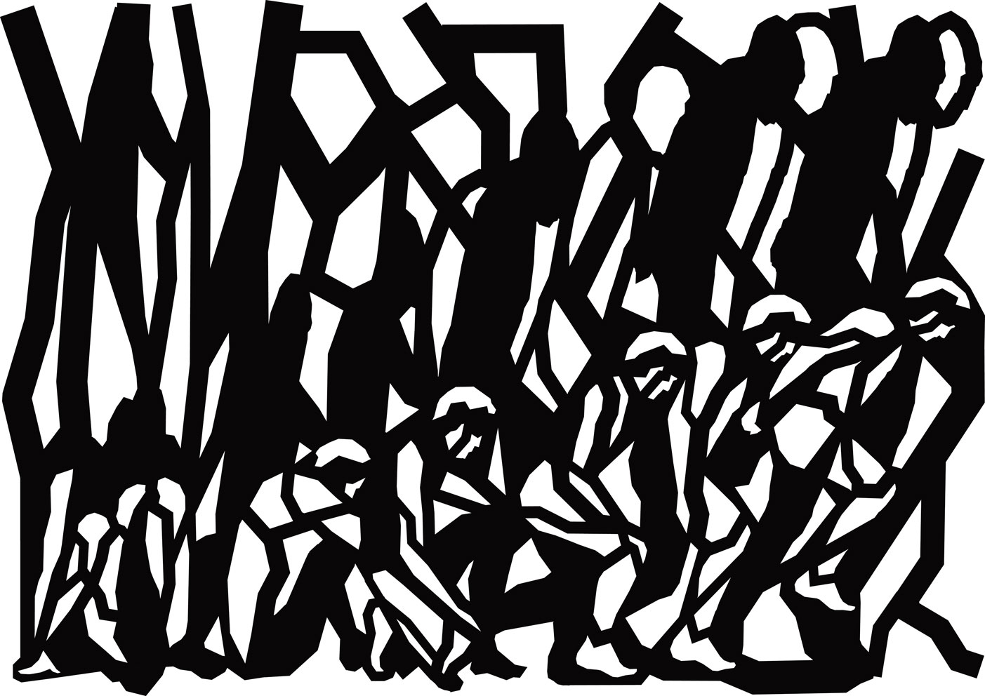 Babel Matrice 2008 – 56 x 75 cm