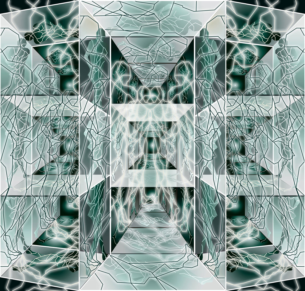 Demeure Fractale II 2014 – 90 x 95 cm