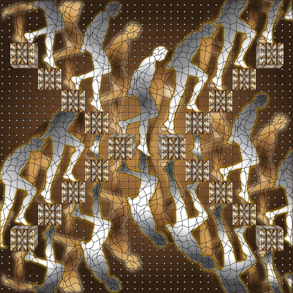 L'Escalier Up and Down 2012 - 60 x 60 cm