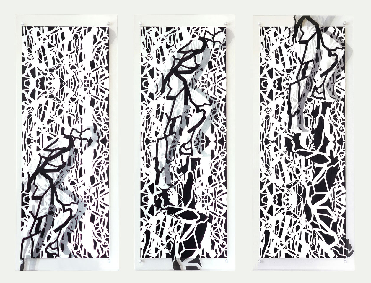 Diapason Tryptique 2015 – 107 x 46 cm x 3